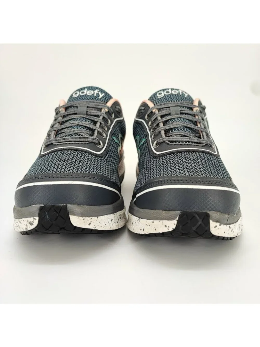 G-Defy Gravity Defyer Mighty Walk Women's Size 9.5 Shoes Gray Pink TB9024FGP-W